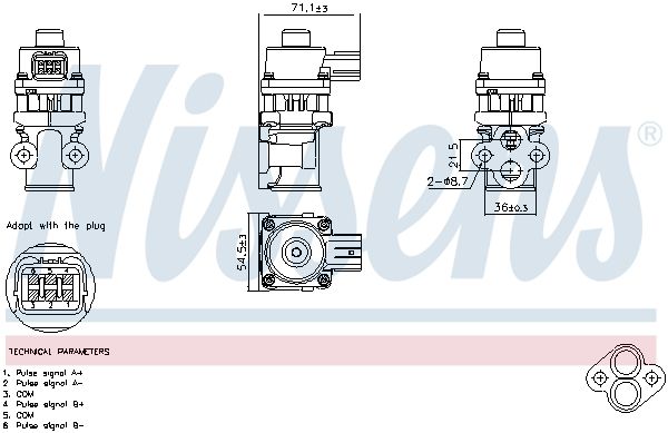 NISSENS 98368 EGR Valve