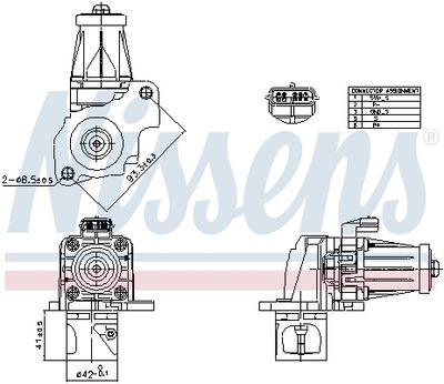 EGR Valve NISSENS 98405