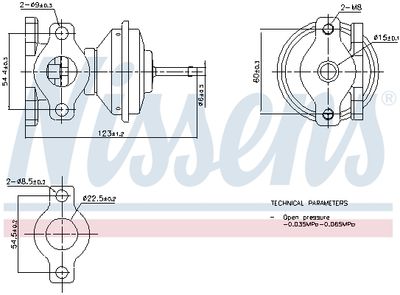 EGR Valve NISSENS 98471