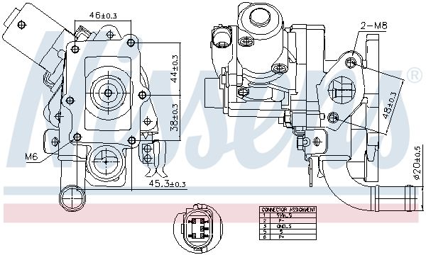 NISSENS 98514 EGR Valve