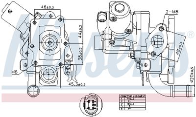 EGR Valve NISSENS 98514