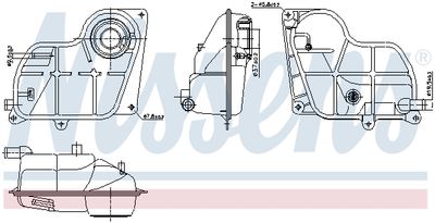 Expansion Tank, coolant NISSENS 996299
