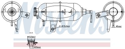 Expansion Tank, coolant NISSENS 996331