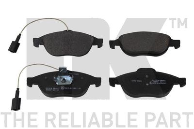 Brake Pad Set, disc brake NK 221016