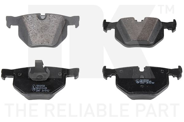 NK 221538 Brake Pad Set, disc brake