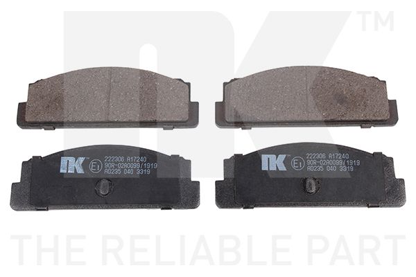 NK 222306 Brake Pad Set, disc brake