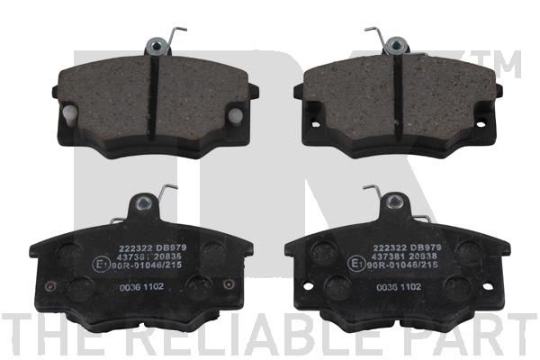 NK 222322 Brake Pad Set, disc brake