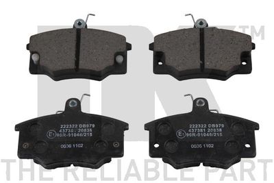 Brake Pad Set, disc brake NK 222322