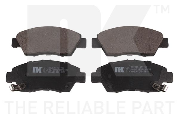 NK 222626 Brake Pad Set, disc brake