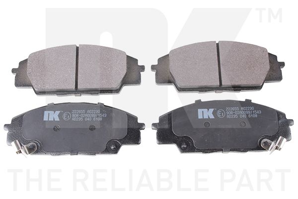 NK 222655 Brake Pad Set, disc brake