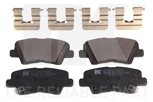 NK 223442 Brake Pad Set, disc brake
