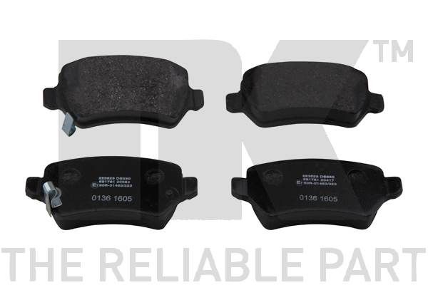 NK 223625 Brake Pad Set, disc brake
