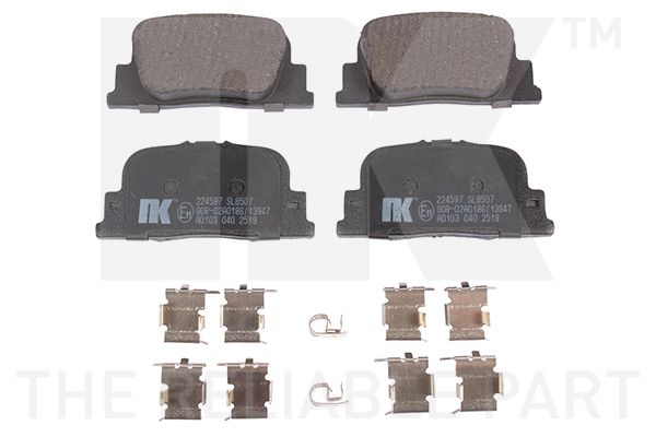 NK 224597 Brake Pad Set, disc brake