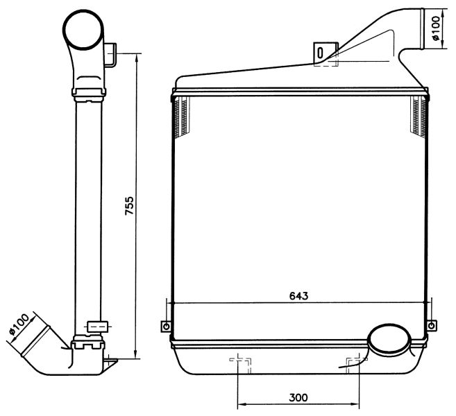 NRF 30146 Charge Air Cooler