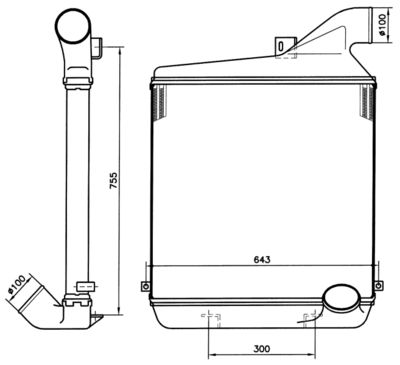 Charge Air Cooler NRF 30146