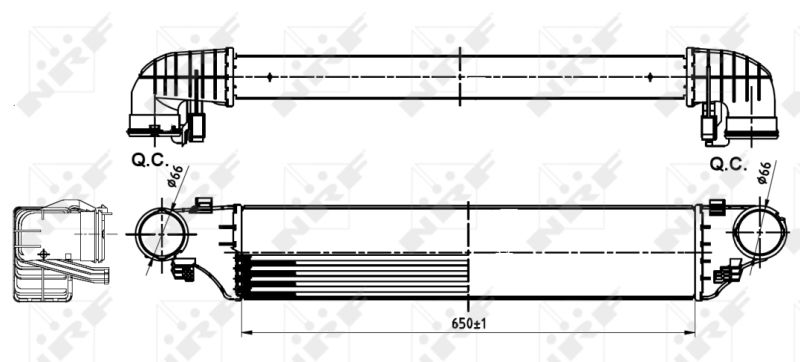 NRF 30164A Charge Air Cooler