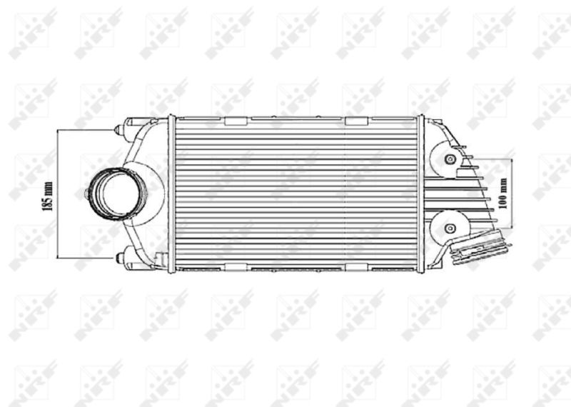 NRF 30186 Charge Air Cooler