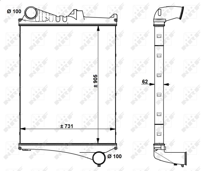 NRF 30225 Charge Air Cooler