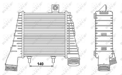 Charge Air Cooler NRF 30238