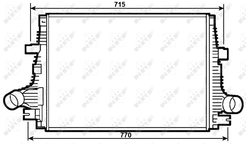 NRF 30284 Charge Air Cooler