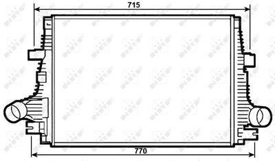 Charge Air Cooler NRF 30284