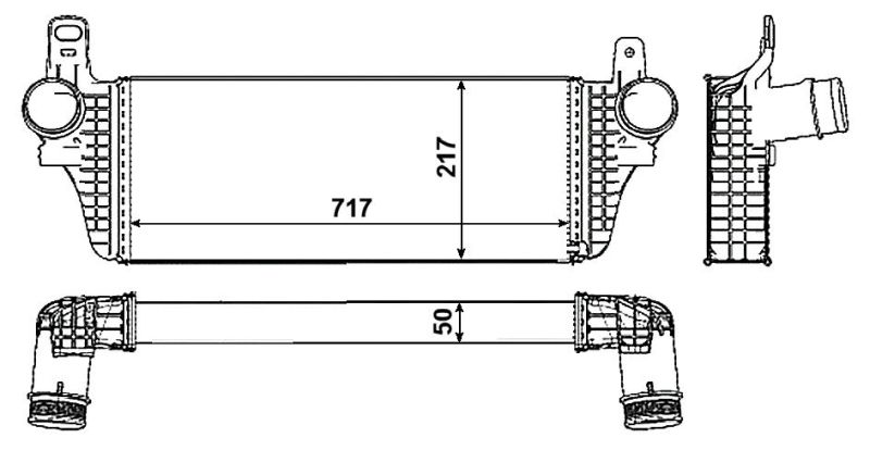 NRF 30466 Charge Air Cooler