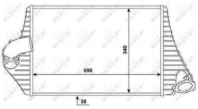 Charge Air Cooler NRF 30783