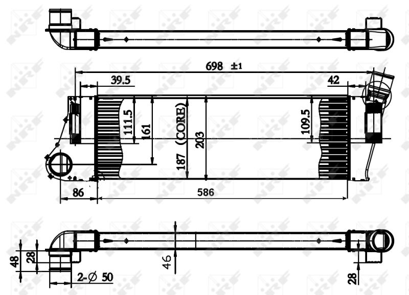 NRF 30899 Charge Air Cooler