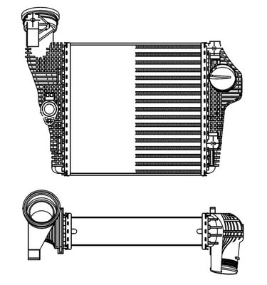 Charge Air Cooler NRF 309025