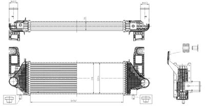Charge Air Cooler NRF 309058