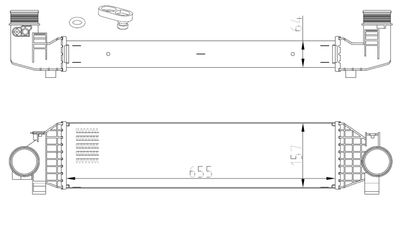 Charge Air Cooler NRF 309068