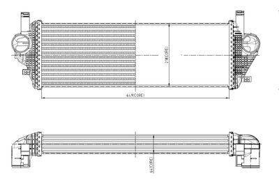 Charge Air Cooler NRF 309074