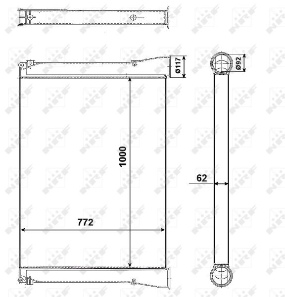 NRF 309357 Charge Air Cooler