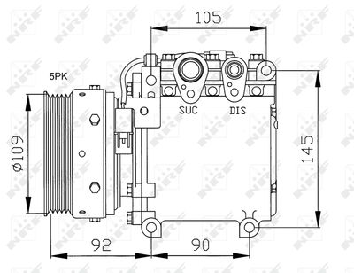 Compressor, air conditioning NRF 32049