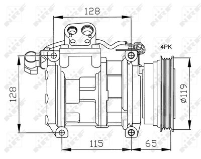 Compressor, air conditioning NRF 32122