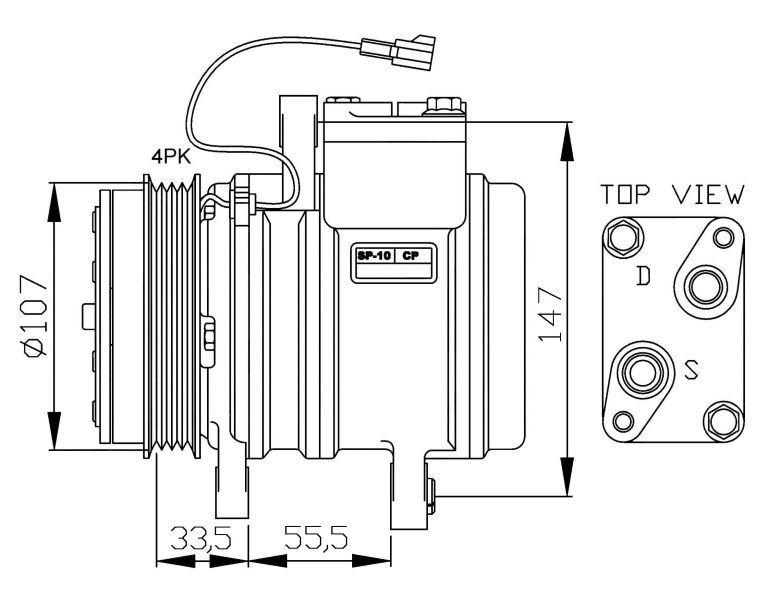 NRF 32143G Compressor, air conditioning