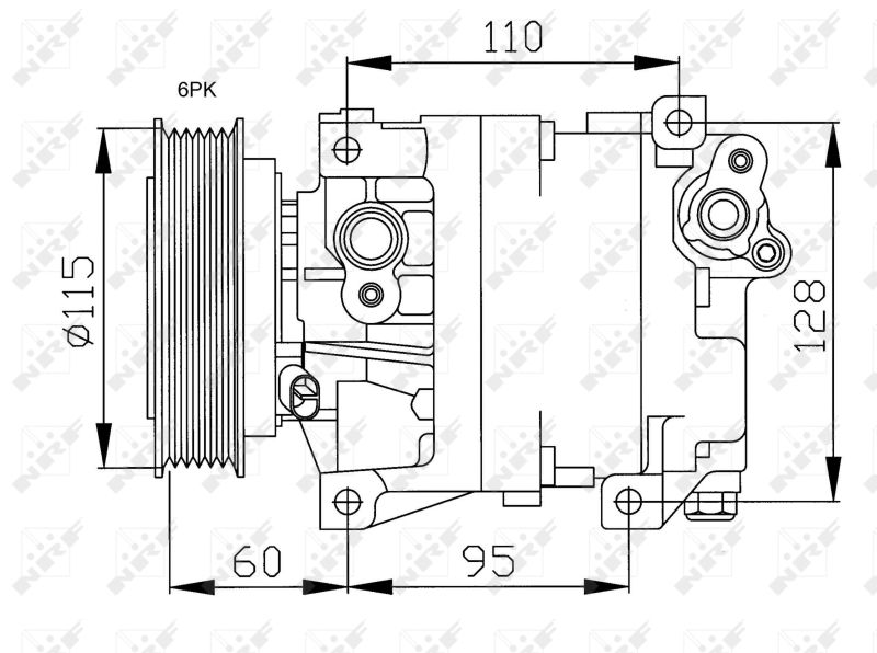 NRF 32169G Compressor, air conditioning