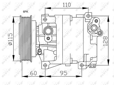 Compressor, air conditioning NRF 32169G
