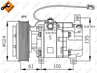 Compressor, air conditioning NRF 32233