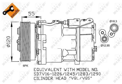 Compressor, air conditioning NRF 32255