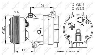 Compressor, air conditioning NRF 32479G