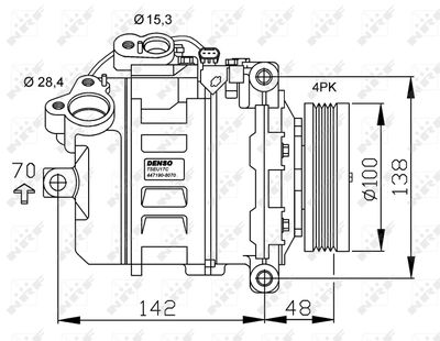 Compressor, air conditioning NRF 32526G