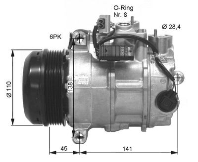 Compressor, air conditioning NRF 32676G