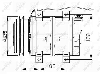 Compressor, air conditioning NRF 32745G