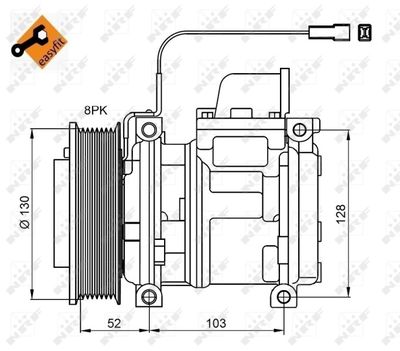 Compressor, air conditioning NRF 32824