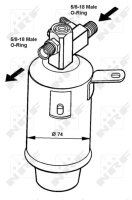 Dryer, air conditioning NRF 33018