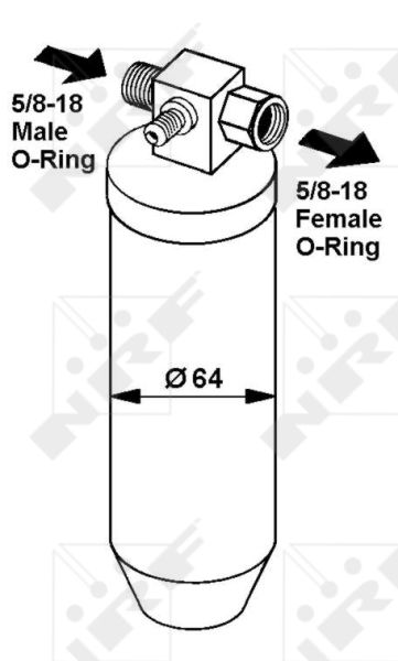 NRF 33068 Dryer, air conditioning