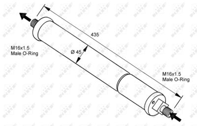 Dryer, air conditioning NRF 33097
