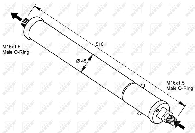 NRF 33100 Dryer, air conditioning