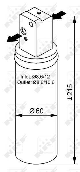 NRF 33139 Dryer, air conditioning